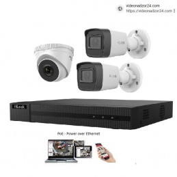 Video komplet IP3 kamere 4MP POE