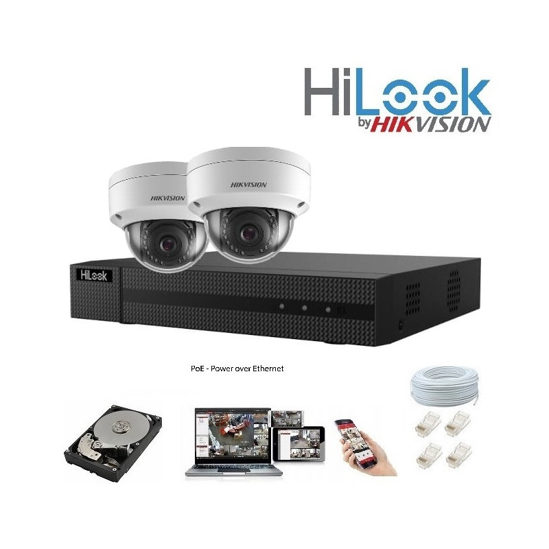 Video komplet DOME IP - POE2 - 2MP