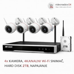 Video komplet 4MP 4 kamere Ezviz WiFi ColorVu