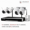 Video komplet 4 kamere Ezviz WiFi ColorVu/PT