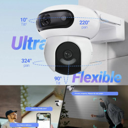 WiFi vansjka kamera CS-H90 (4MP+4MP)