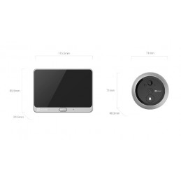 Digitalna WIFI kamera za vrata, (ŠPIJUNKA), CS-DP2C