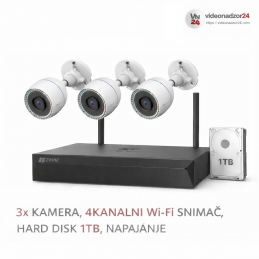 Video komplet 2MP 3 kamere Ezviz WiFi
