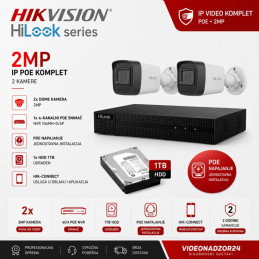Video komplet IP2 POE sa kamera 2MP