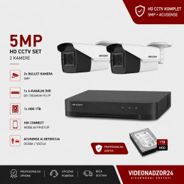 Video komplet BULLET ACUSENSE 5MP_MOTOZOOM KAMERE