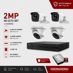 HIKVISION HILOOK Set za video nadzor 2MP-TVI4 COMBO