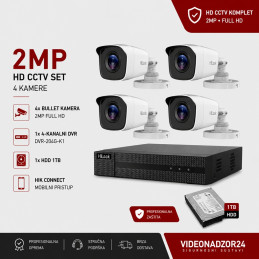 HIKVISION HILOOK Set za video nadzor 2MP-TVI4 BULLET
