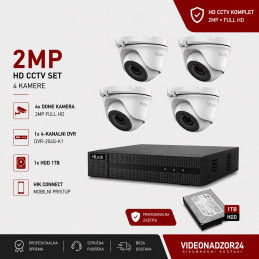 HIKVISION HILOOK Set za video nadzor 2MP-TVI4 DOME