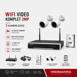 WIFI Video komplet 2MP 2 kamere Ezviz