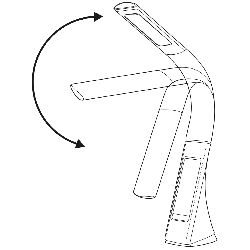 LED stolna lampa sa LCD zaslonom LA 8/BG-0