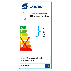 LED stolna lampa sa LCD zaslonom LA 8/BK-3