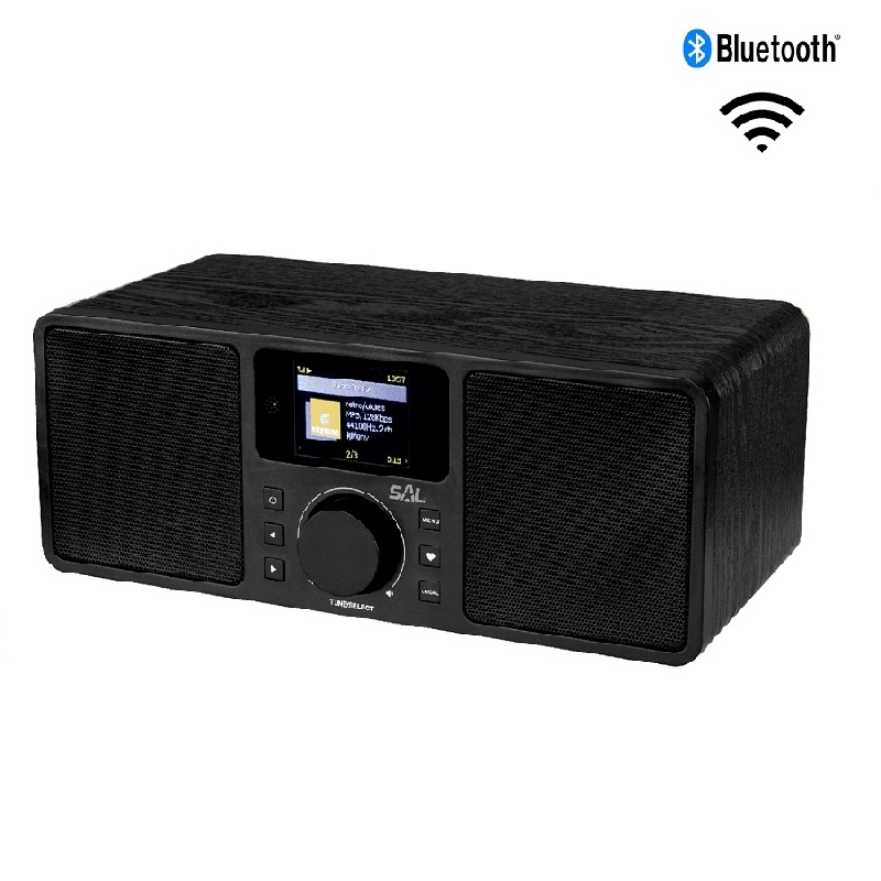 Internet radio, FM , DAB, Bluetooth , 5u1 crni