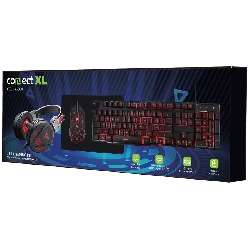 Gaming set, slušalice, tipkovnica, miš, podloga za miš-0